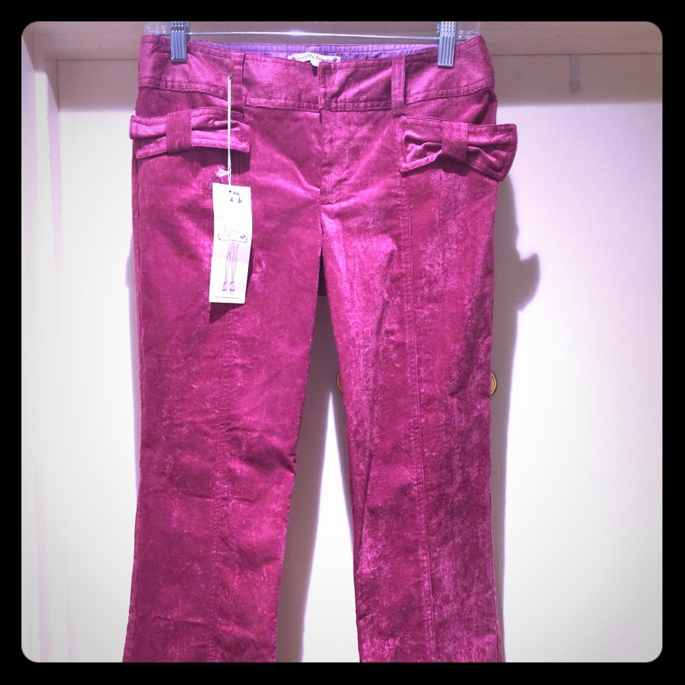 NWT Raspberry Corduroy Pants Sz 4